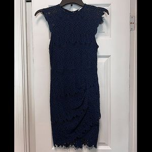 Hello Molly Navy Lace Dress